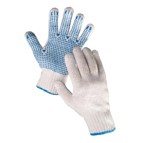 Cerva 0106000399100 Manusi de protectie din tricot cu puncte cauciucate "Plover", marimea 10